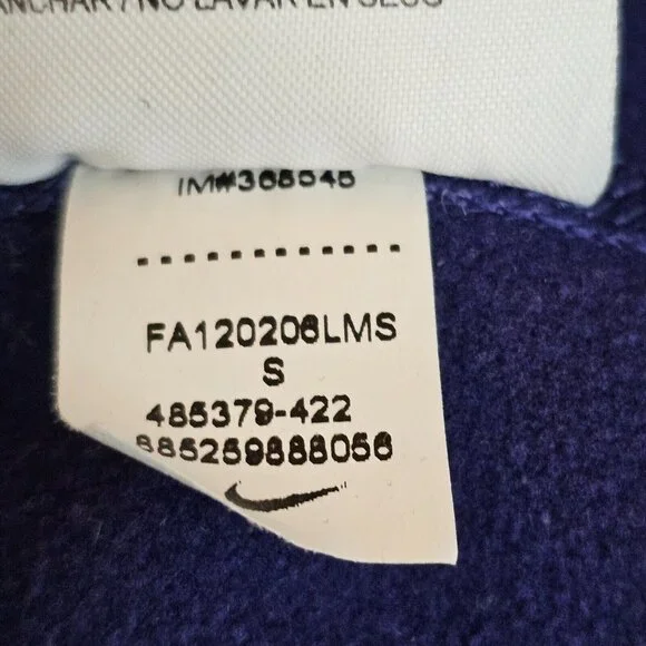 Nike Pro Sweatshirt Womens Small Blue 1/2 Zip DriFit Pullover Activewear - Picture 11 of 13